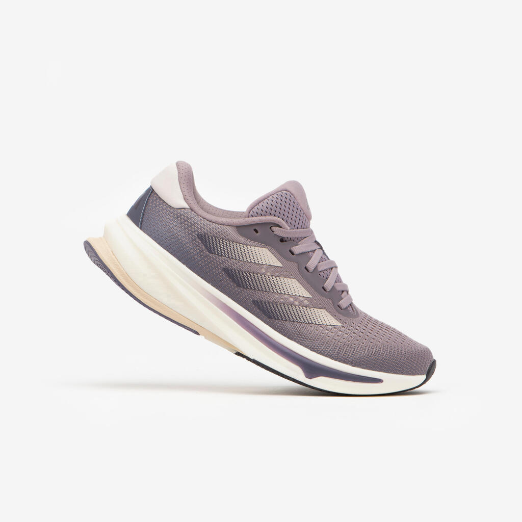 WOMEN'S ADIDAS SUPERNOVA RISE RUNNING SHOES - MAUVE