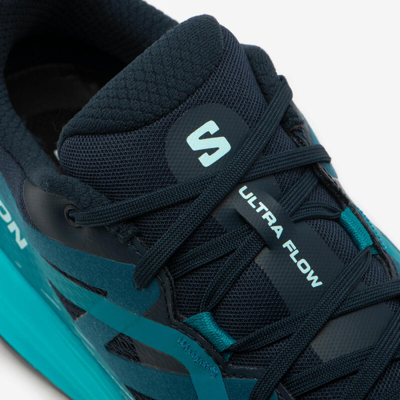 Chaussures de trail running homme salomon ultra flow noir bleu