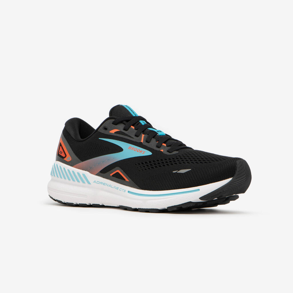 MEN'S RUNNING SHOES BROOKS ADRENALINE GTS 23 - BLACK BLUE RED