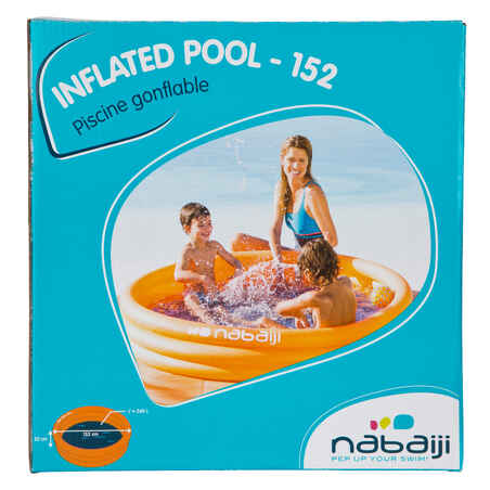 Inflatable Round Pool with Rapid Valve Diameter 152 cm/Height 30 cm