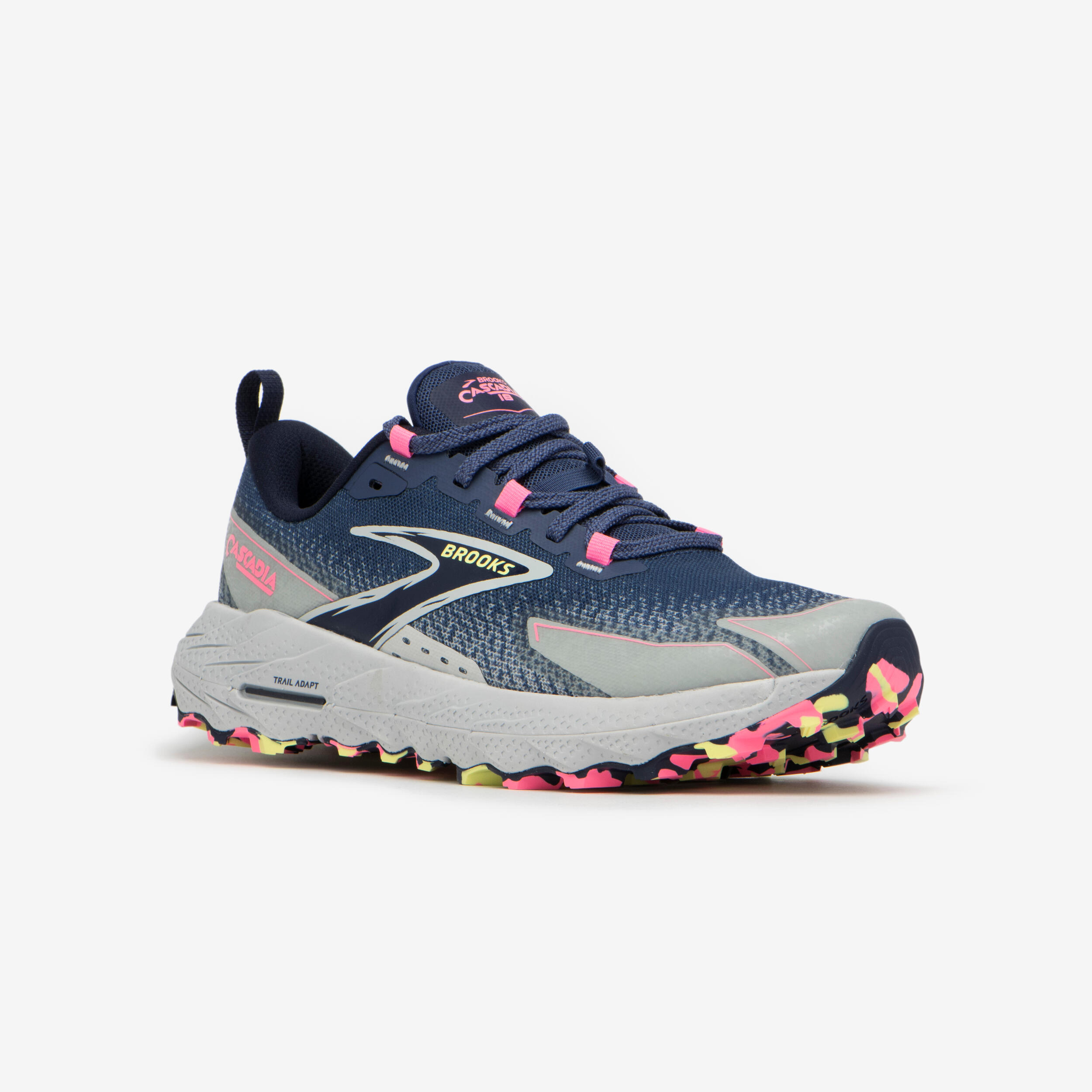 Chaussure de running trail femme brooks cascadia 18 bleue 3/7