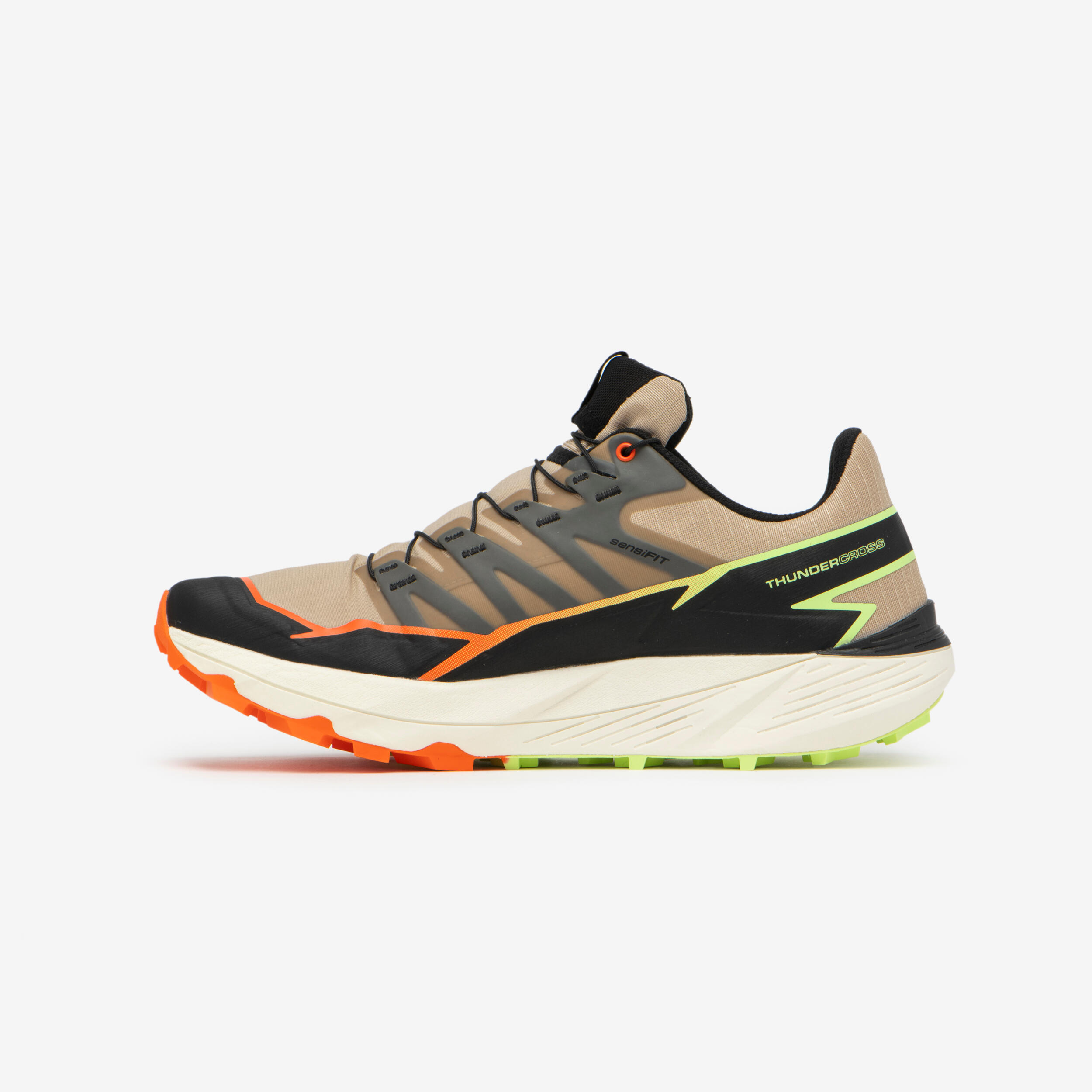 Chaussures de trail running homme, Salomon thundercross, safari 2/7