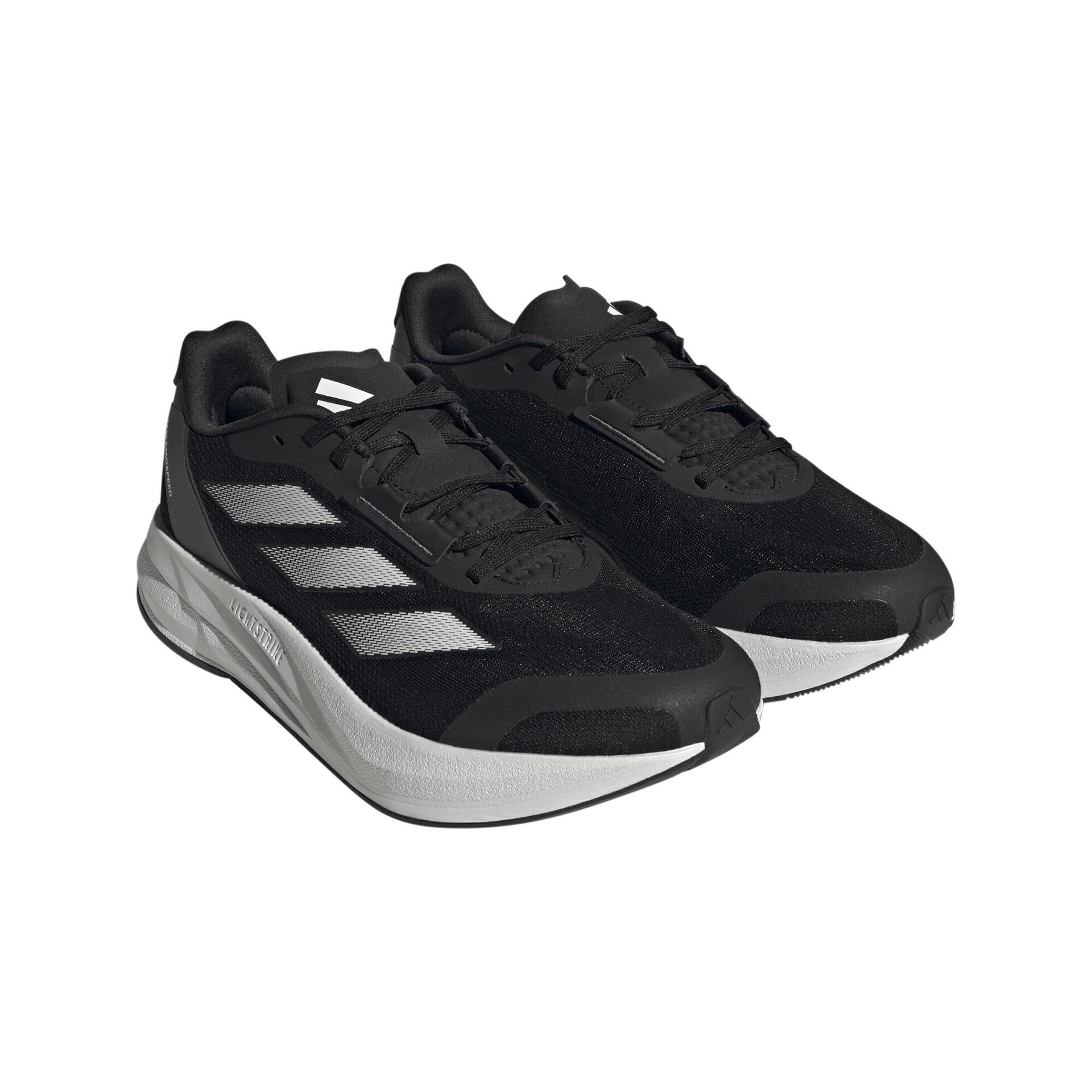 Adidas men running shoes duramo speed m core black/white/carbon