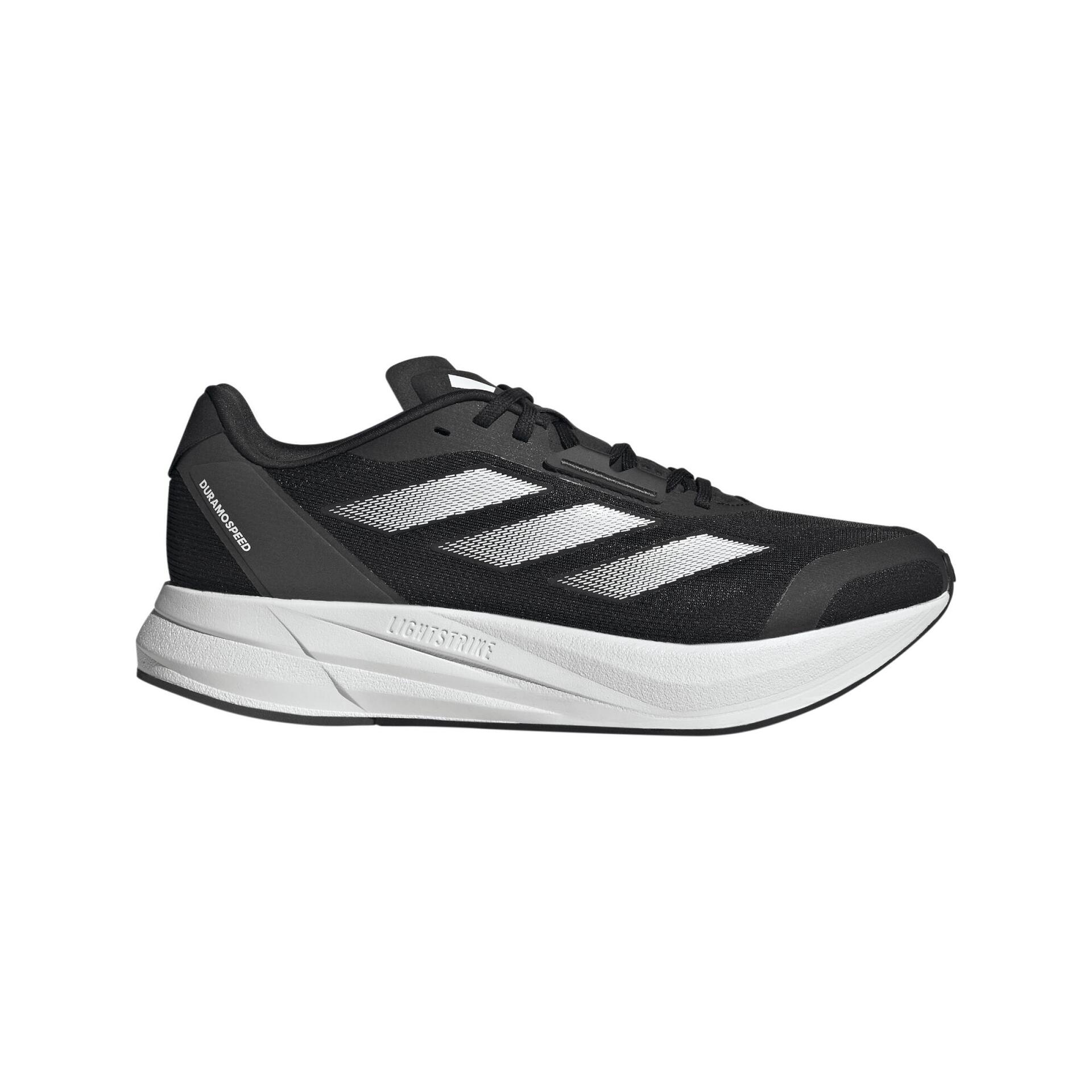 Adidas men running shoes duramo speed m core black/white/carbon