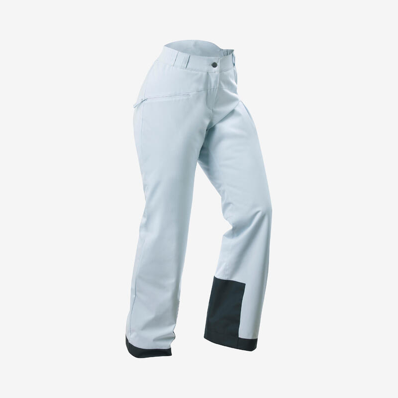 Pantaloni sci donna 100 celesti