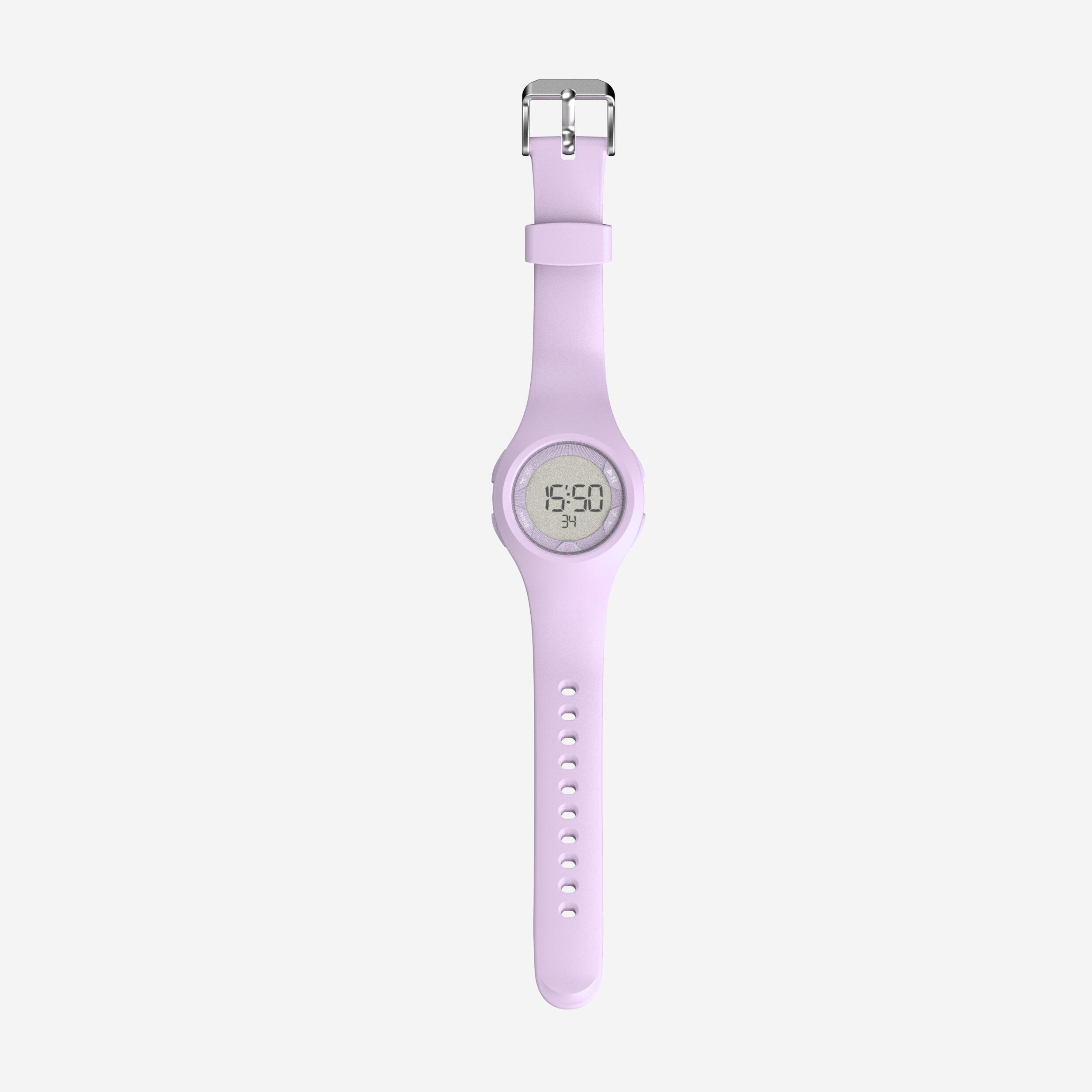 Hardloophorloge met stopwatch W200 S paars 4/4