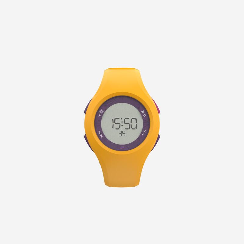 Kronometreli Saat - Sarı/Mor - W200 M
