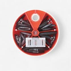 Lest pêche BOITE 5 cases OLIVE LONGUE PERCÉE