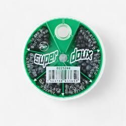 BOITE DE PLOMBS DE PÊCHE 6 C CHEVROTINE ZIG ZAG