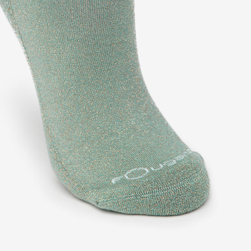 Chaussettes équitation adulte LIGHT vert