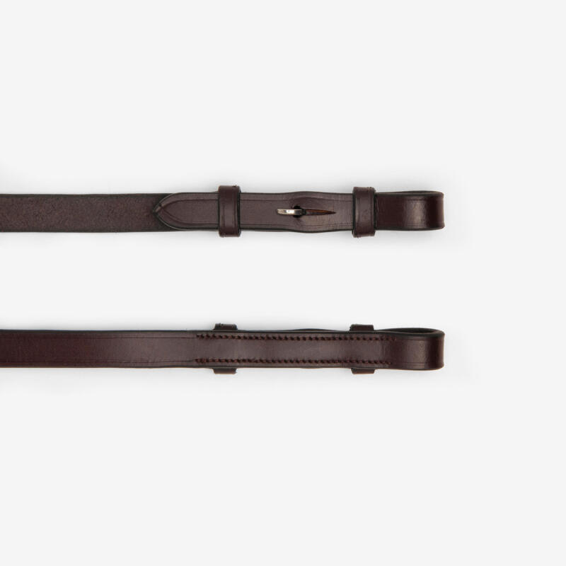 Dârlogi echitație piele grip silicon Maro Cal și ponei