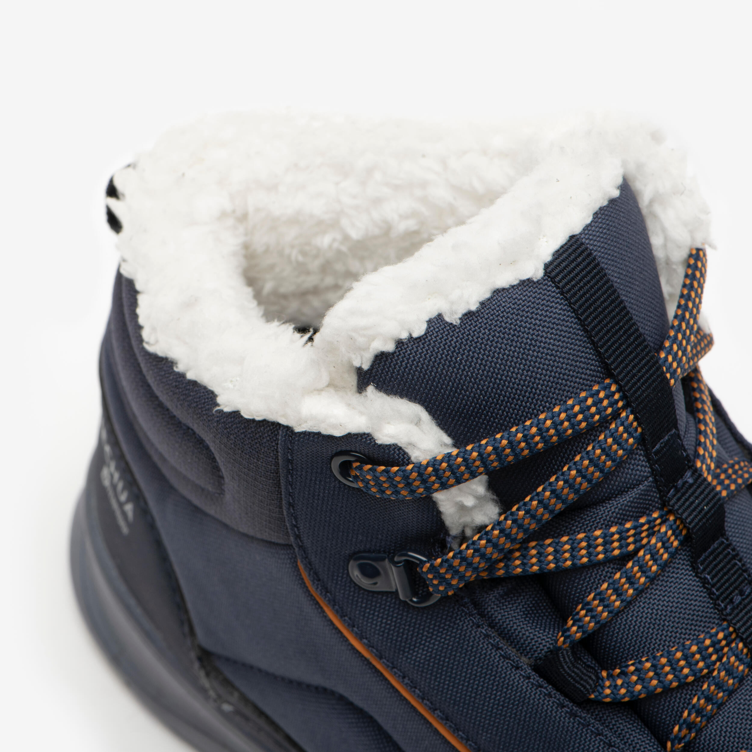 Chaussures de randonnée neige chaudes et imperméables femme, NH100 bleu 7/7