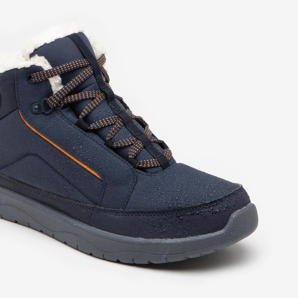 Women’s Warm and Waterproof Hiking Boots - SH100 MID