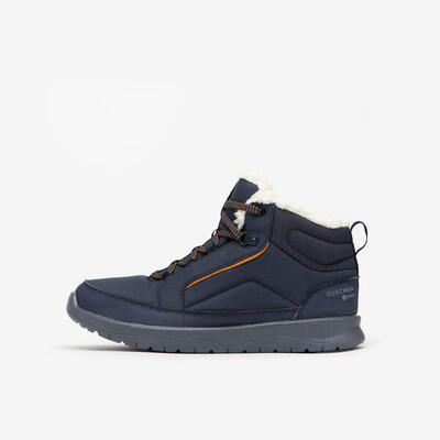 Warme waterdichte wandelschoenen dames sh100 mid