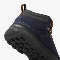 Men’s warm and waterproof hiking boots - SH100 Mid-height