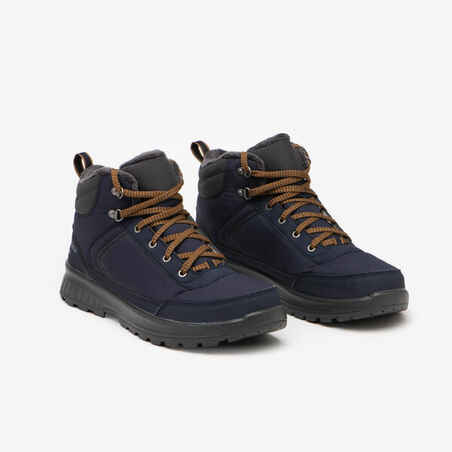 Men’s warm and waterproof hiking boots - SH100 Mid-height