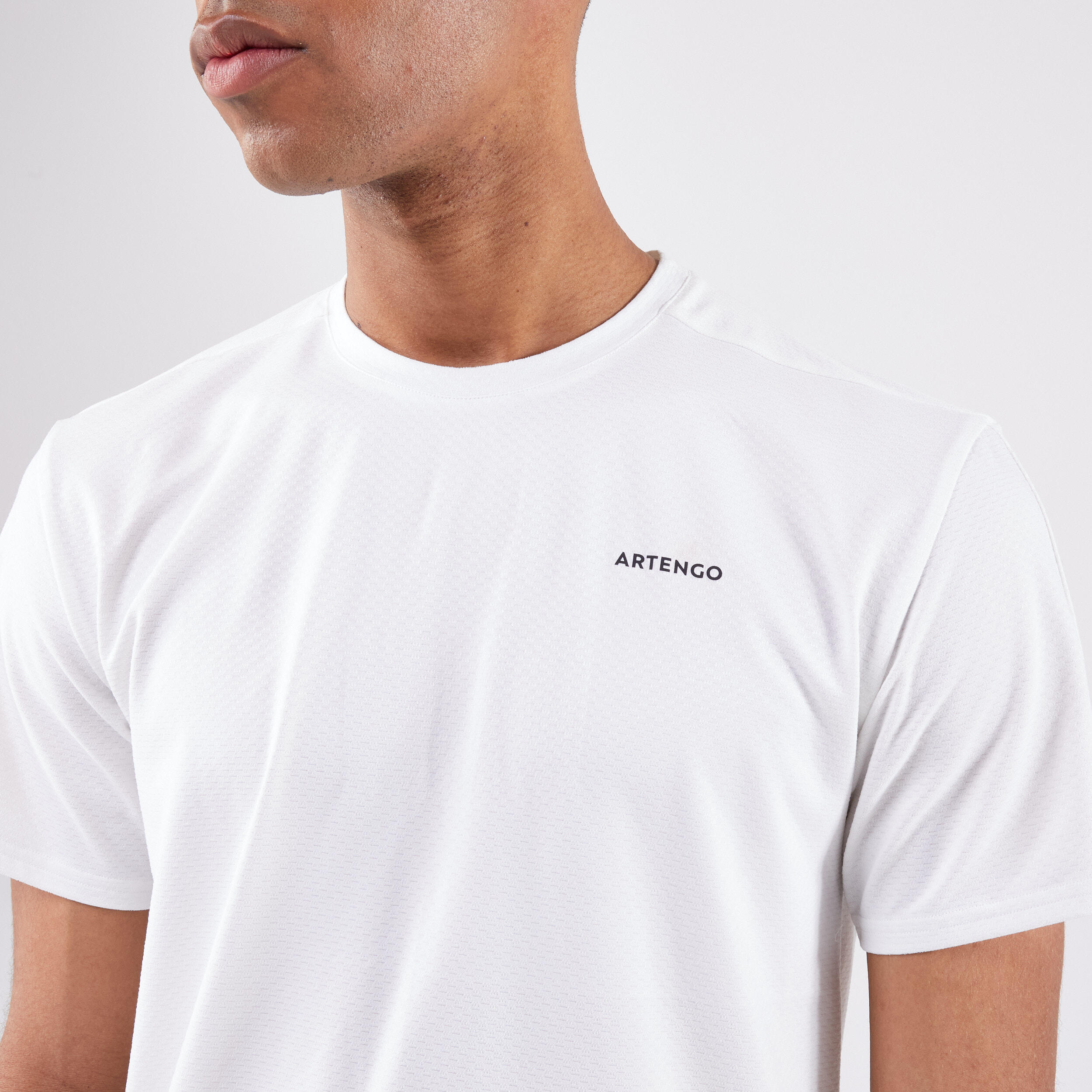 Camiseta Tenis Decathlon Camiseta Tenis Manga Corta Hombre Artengo