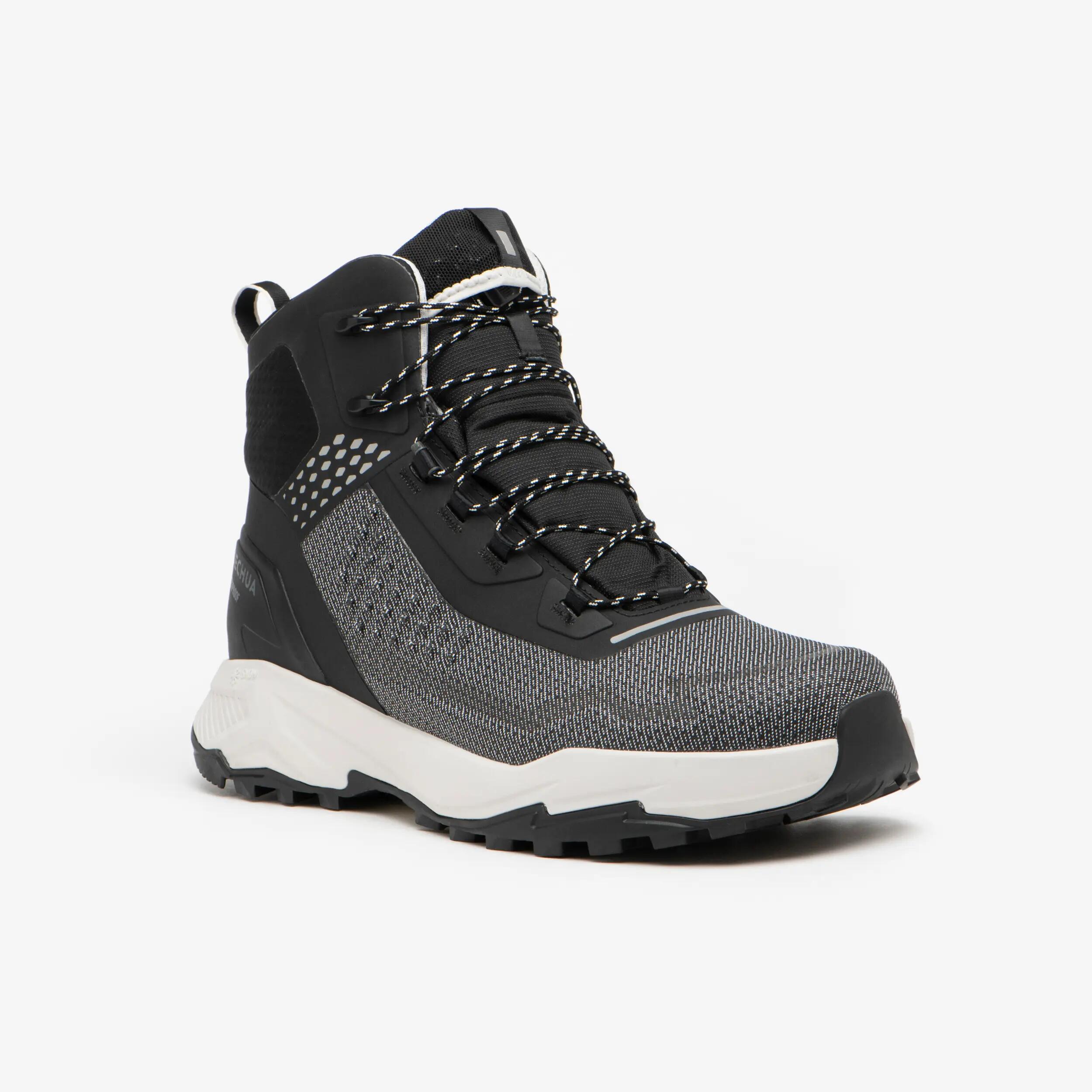 Chaussures de randonnée chaudes et imperméables homme, MH900 noir 3/14