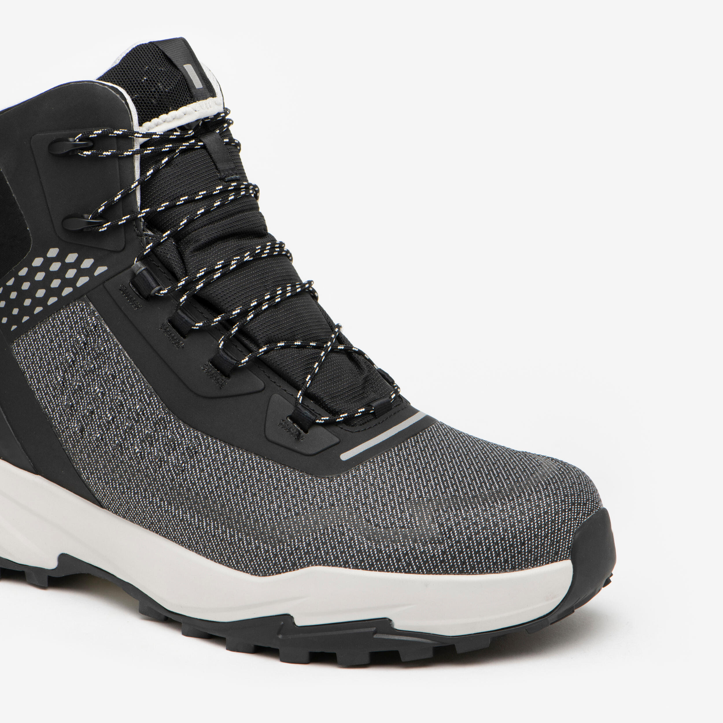 Chaussures de randonnée chaudes et imperméables homme, MH900 noir 9/14