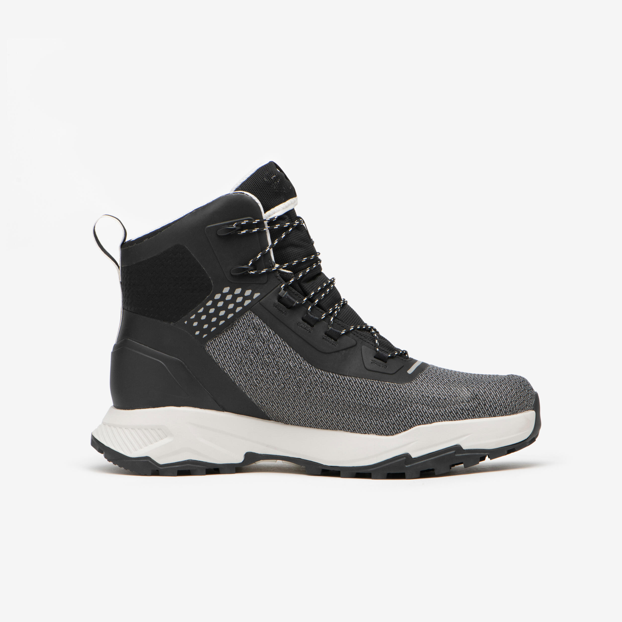 Warme und wasserdichte Wanderschuhe für Herren, MH900 Schwarz 5/10