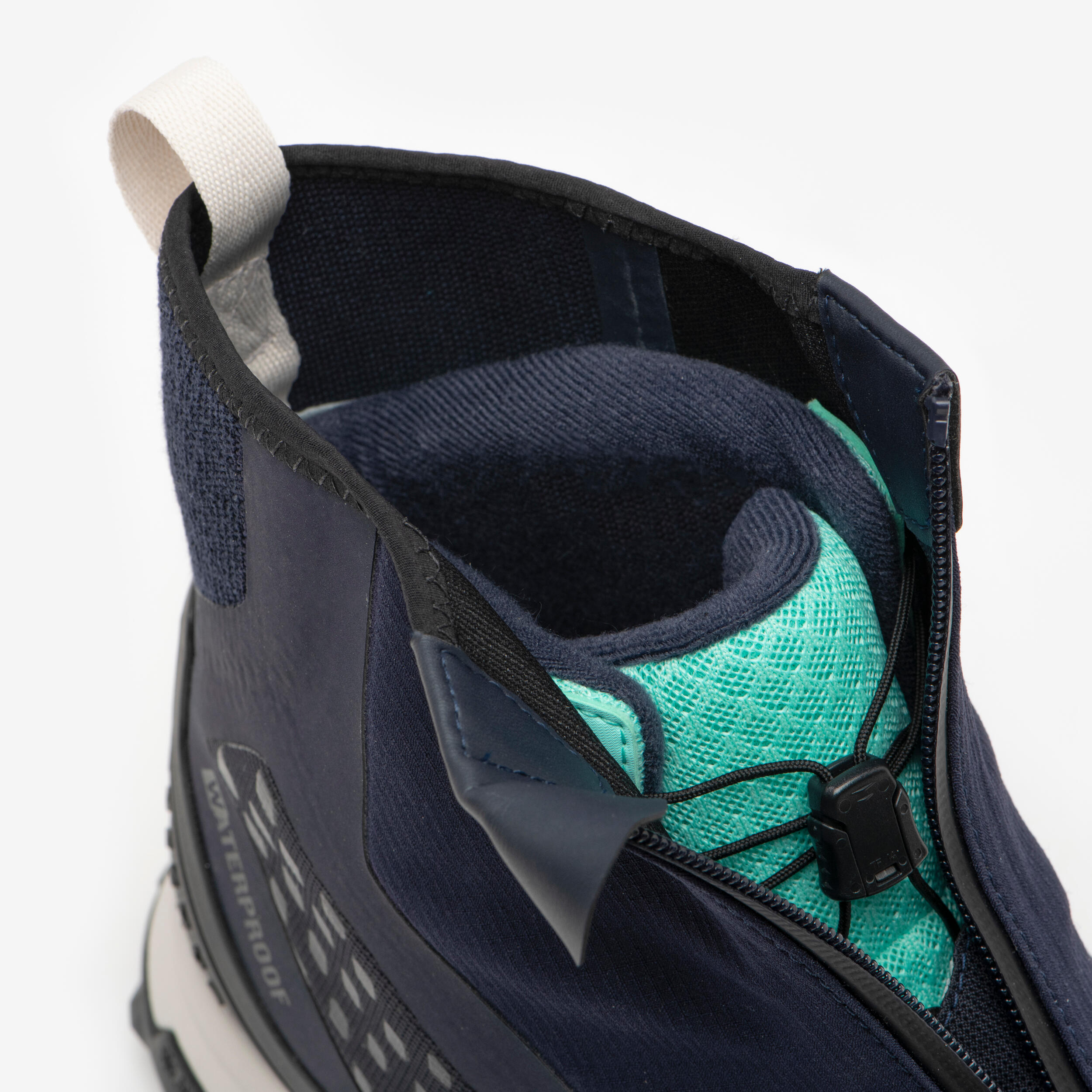 Warme, wasserdichte Wanderschuhe für Damen, MH900 Pro Mid Blau 8/9