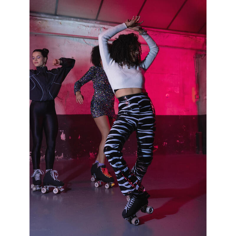 Patine cu rotile Quad Dancing D500 Negru