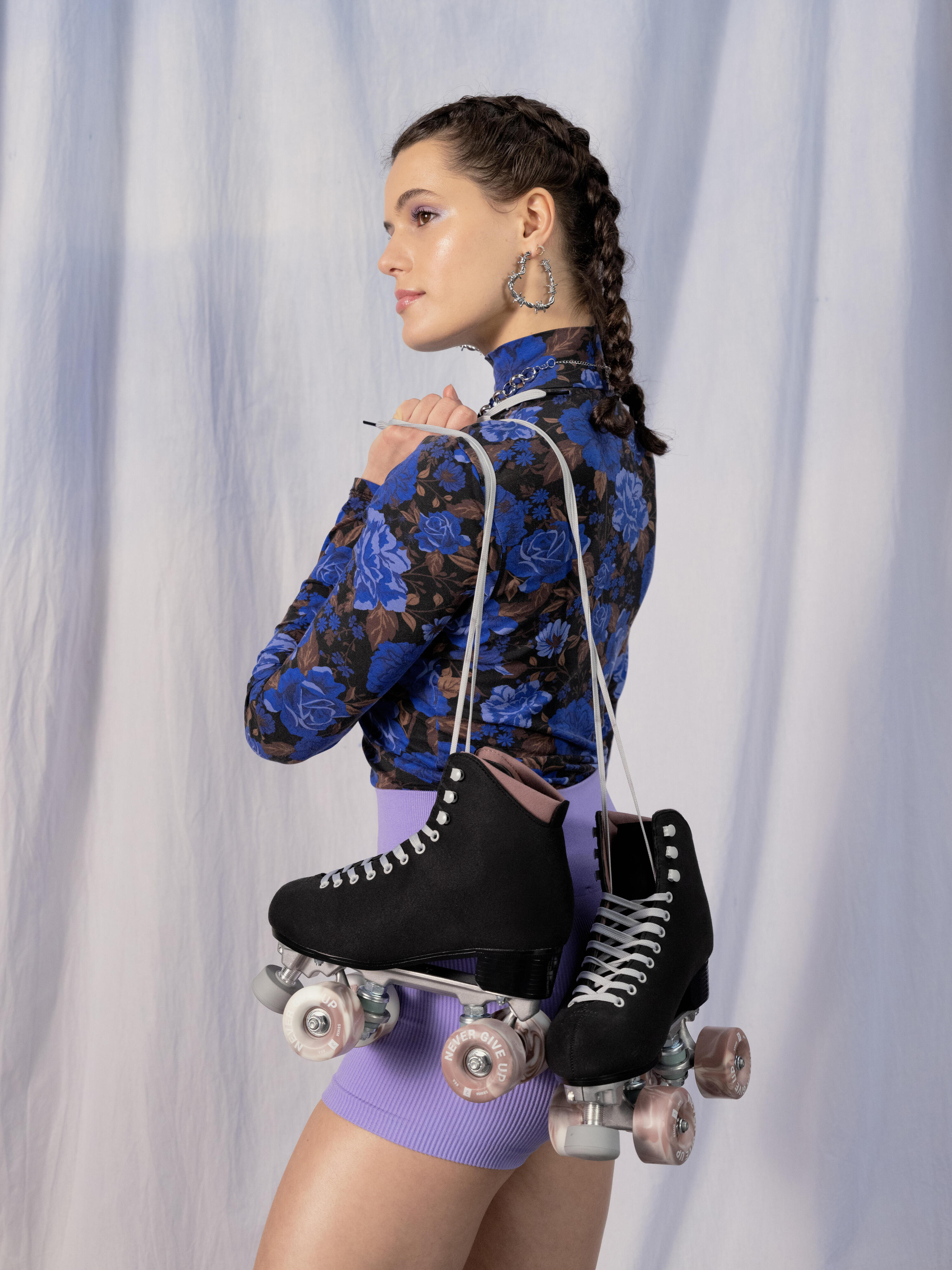 Rollschuhe Quad Dancing D500 schwarz 11/16