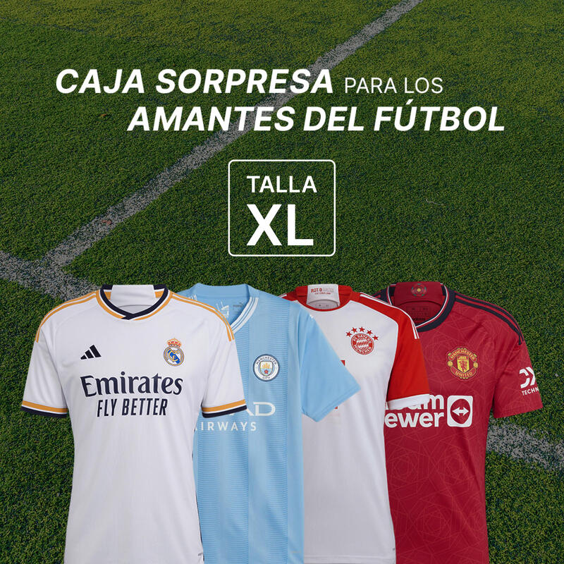 Caja Sorpresa Camiseta Fútbol XL Adulto