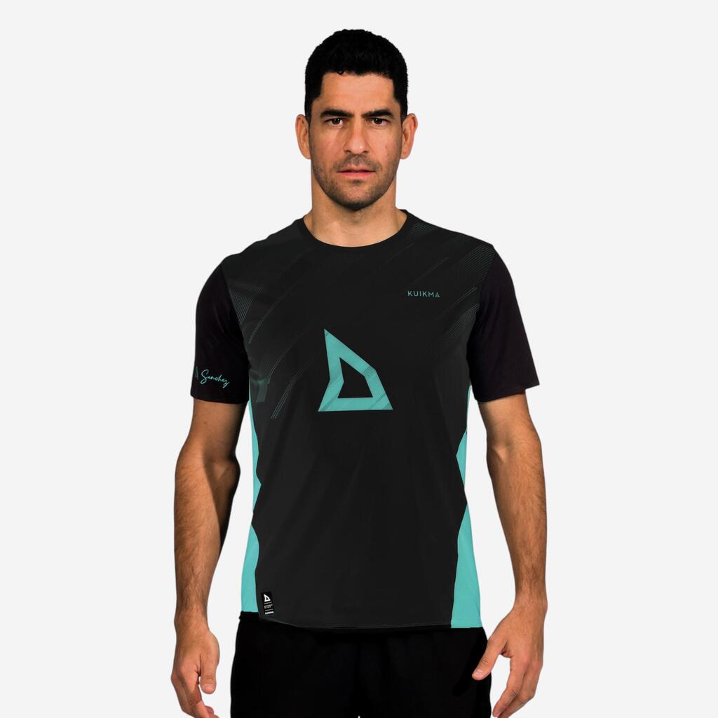 POLERA TÉCNICA DE PÁDEL MANGA CORTA HOMBRE KUIKMA PTS PRO MAXI SÁNCHEZ