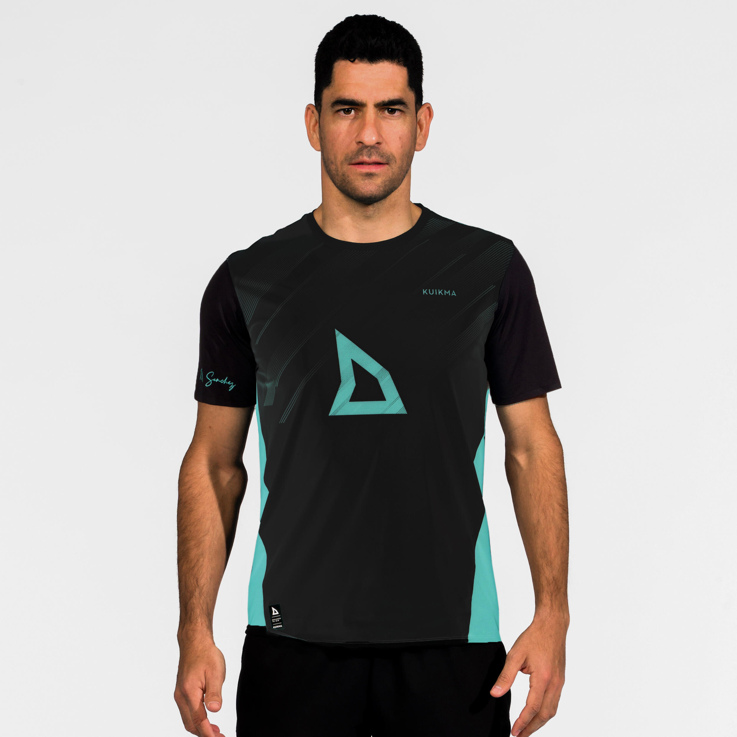 KUIKMA Men's Padel Short-Sleeved Technical T-Shirt Kuikma PTS Pro - Maxi Sanchez