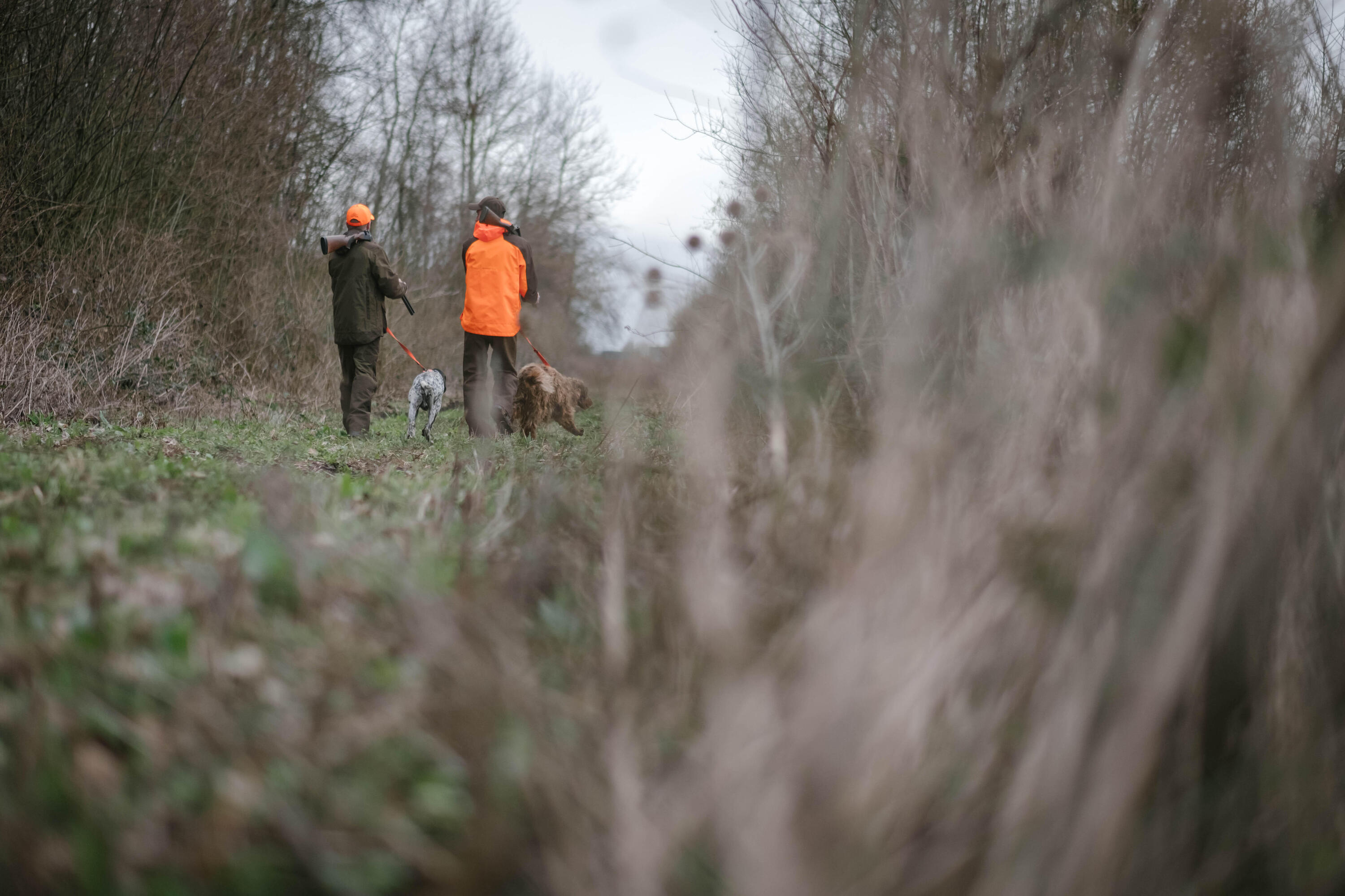 Verstärkte Hose wasserdicht Wald 500 Zweifarbig/Braun 8/11