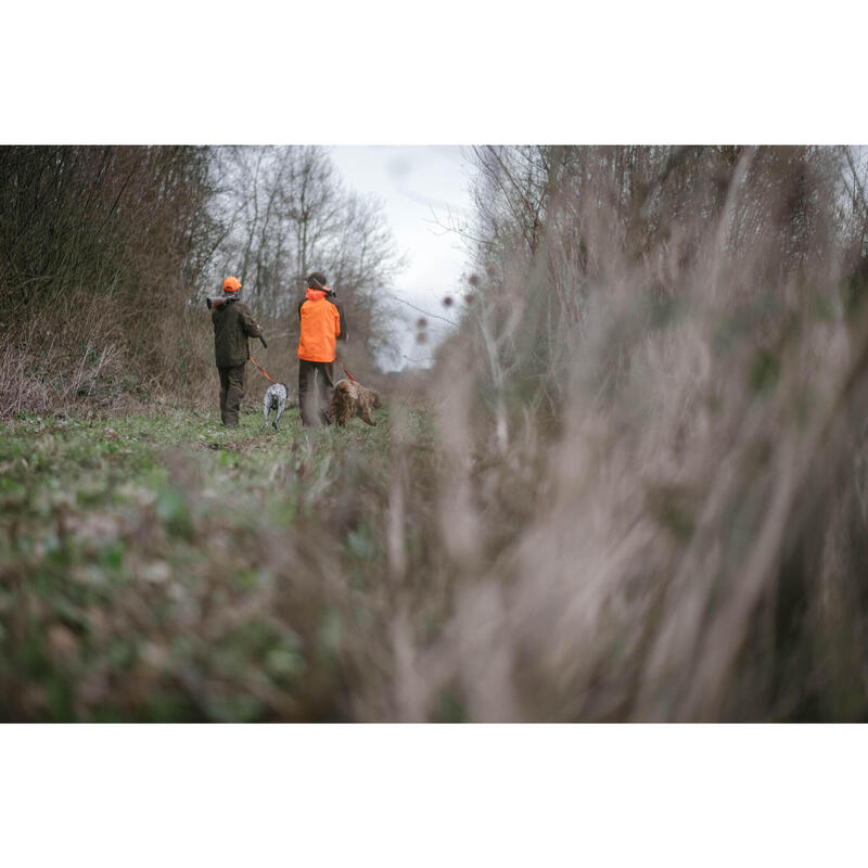 Pantalon 500 impermeabil cu întărituri model camuflaj Pădure Bicolor/Maro