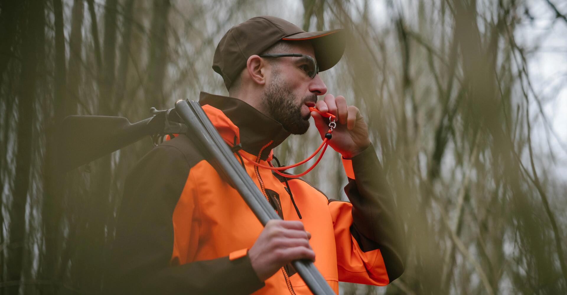 chasse becasse veste fluo solognac