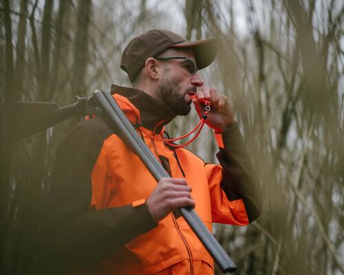 chasse becasse veste fluo solognac