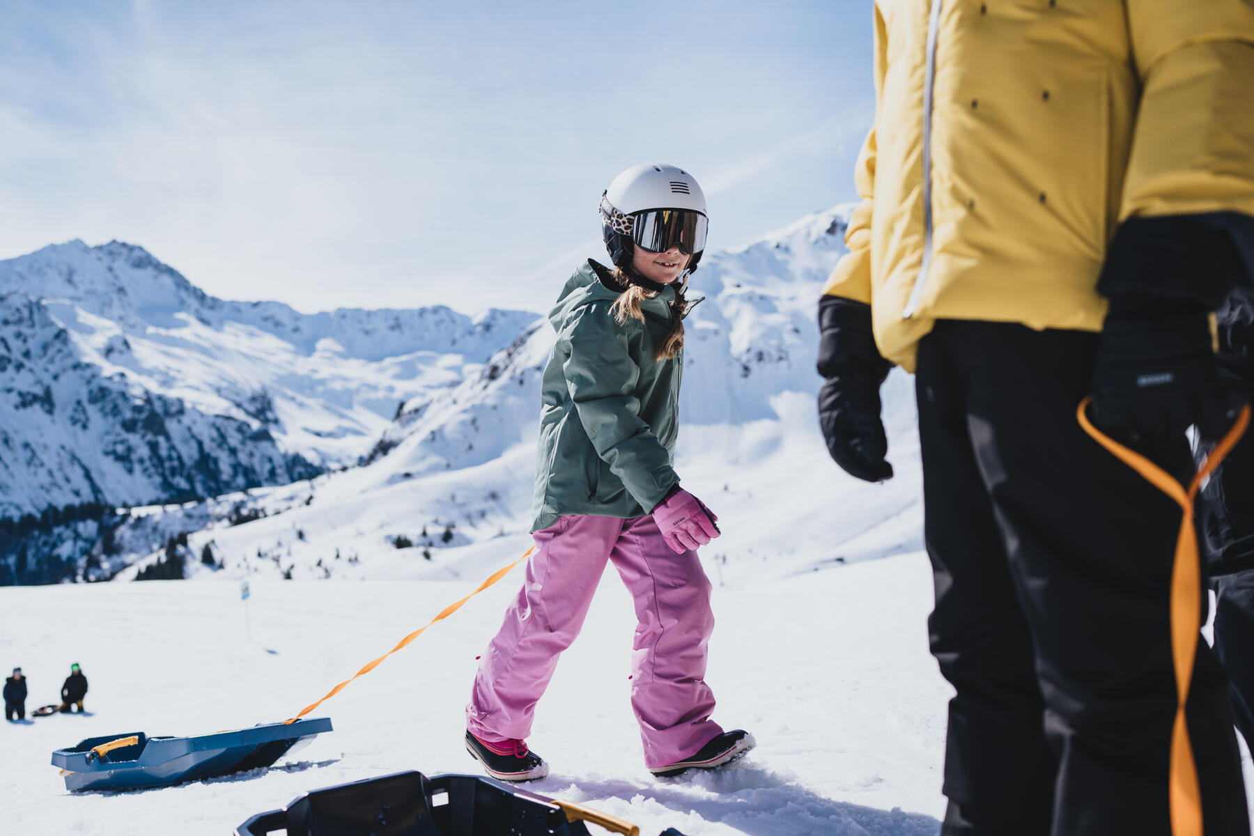 tire luge enfant