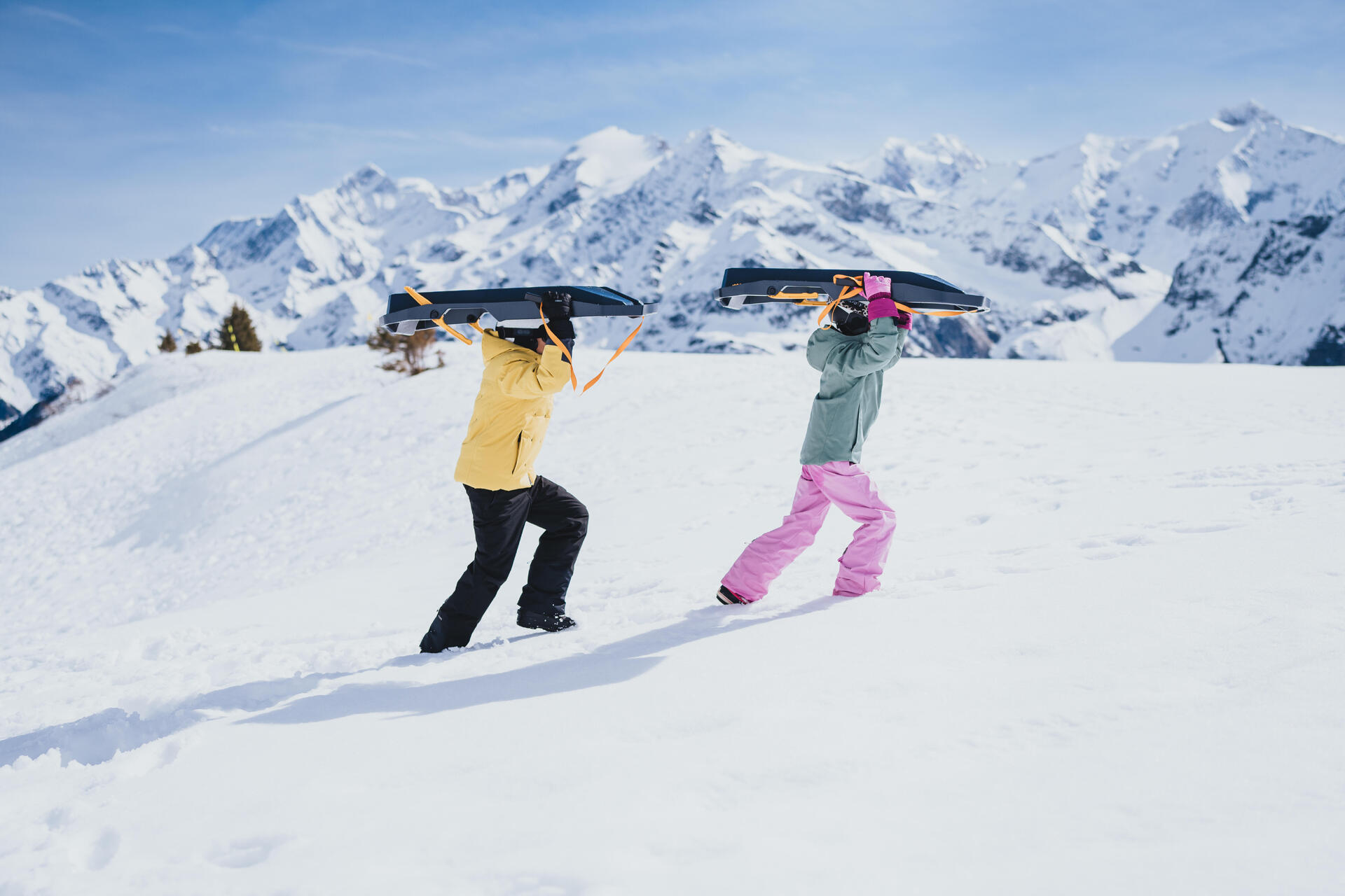 Enfants et luge