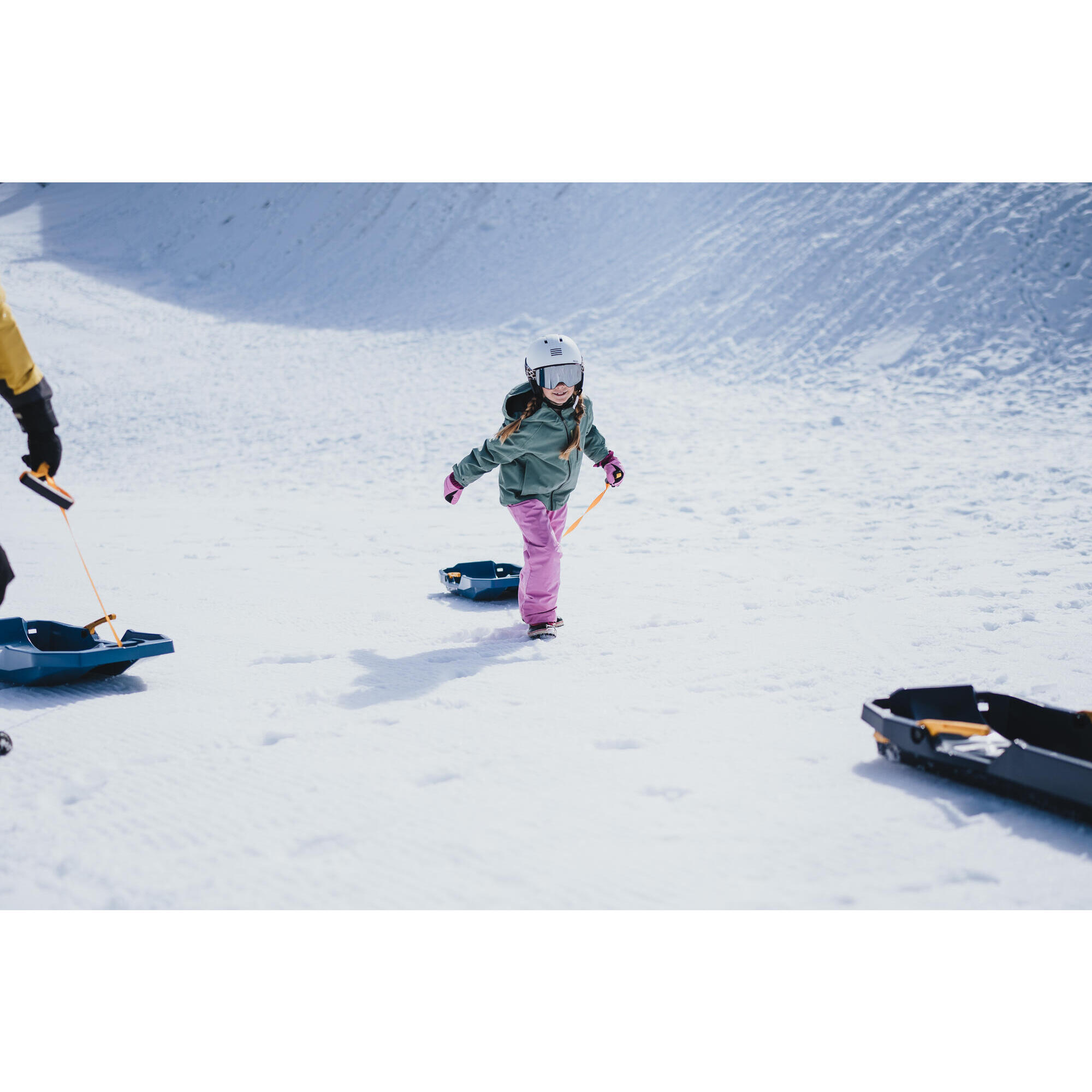 CHILDREN'S TRAY SLED - TRILUGIK BLUE