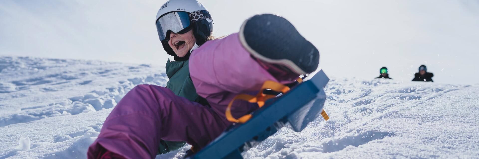 Comment piloter sa luge plateau ?