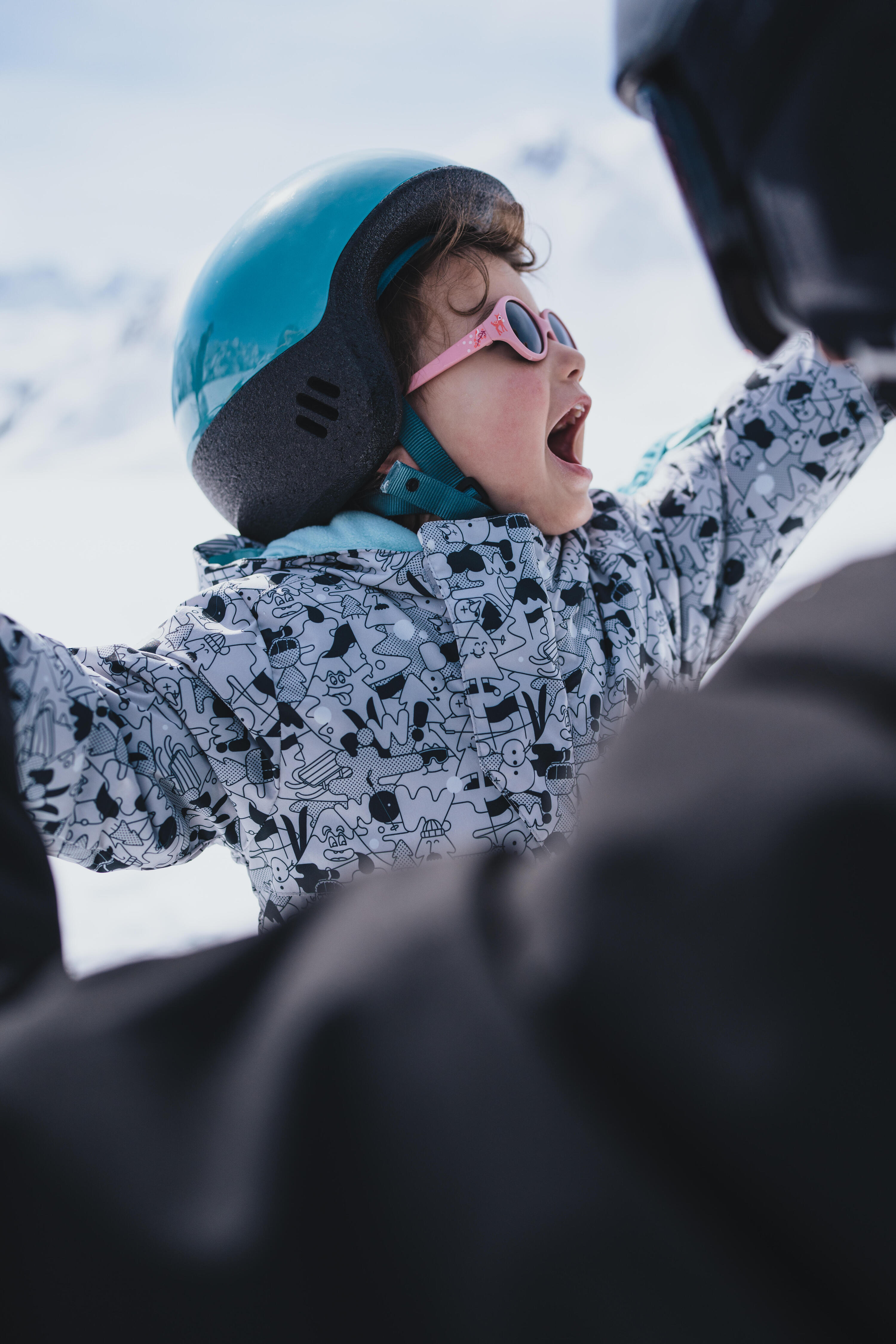 Mitaines de ski chaudes et imperméables bébé, 500 Lugiklip 18/18