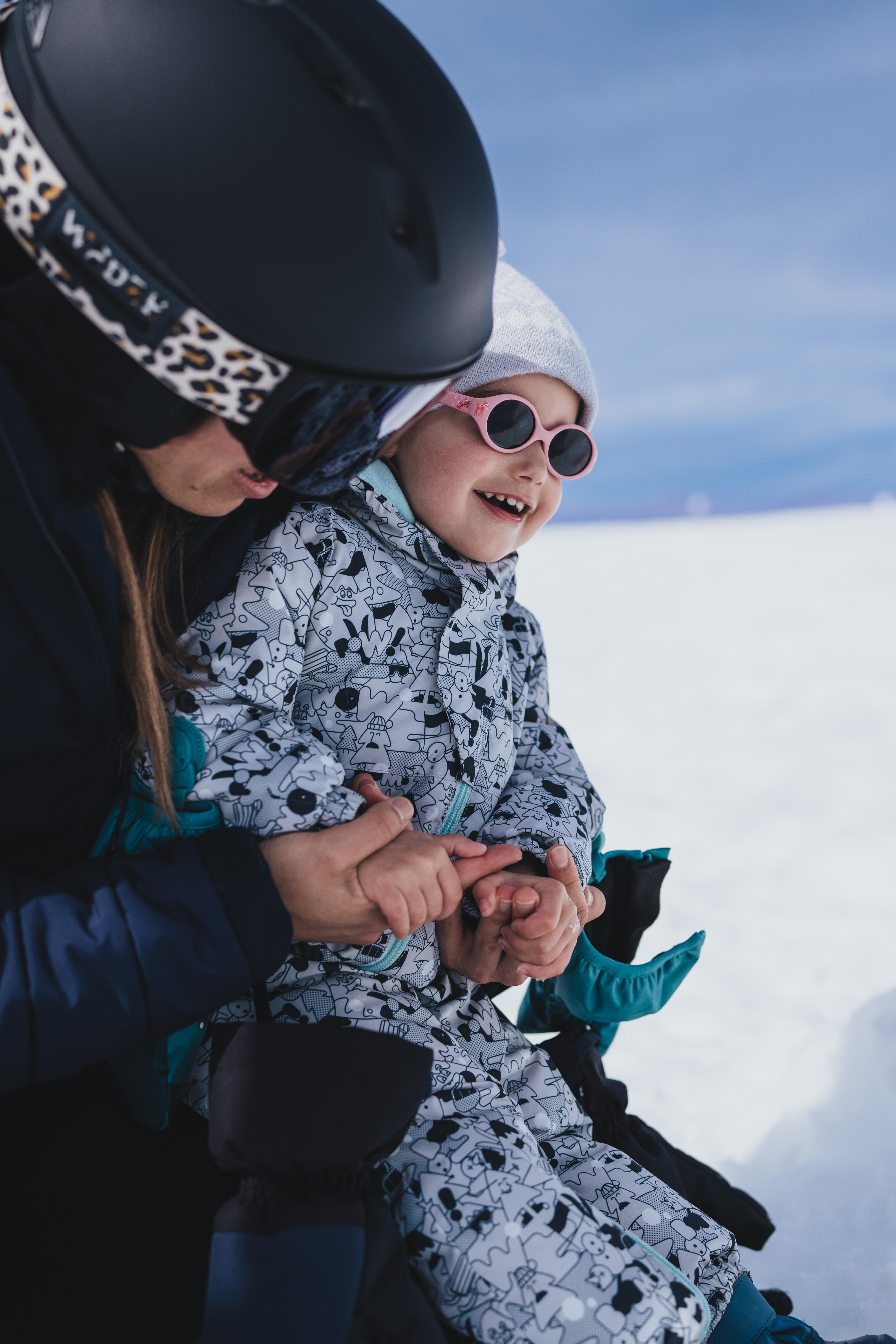 Traîneau à neige avec freins enfant – 500 Trilugik 3-10 ans - WEDZE