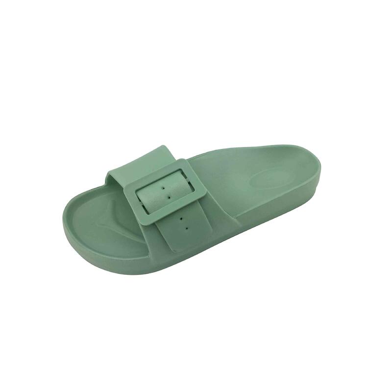 Chanclas mujer verde