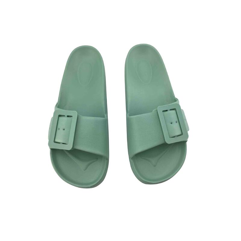 Chanclas mujer verde