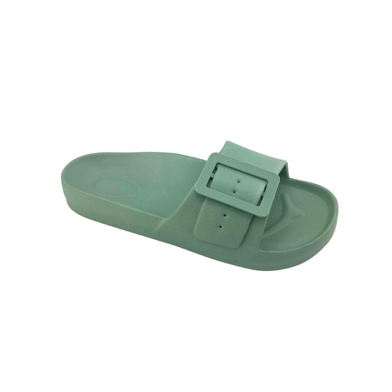 Chanclas mujer verde