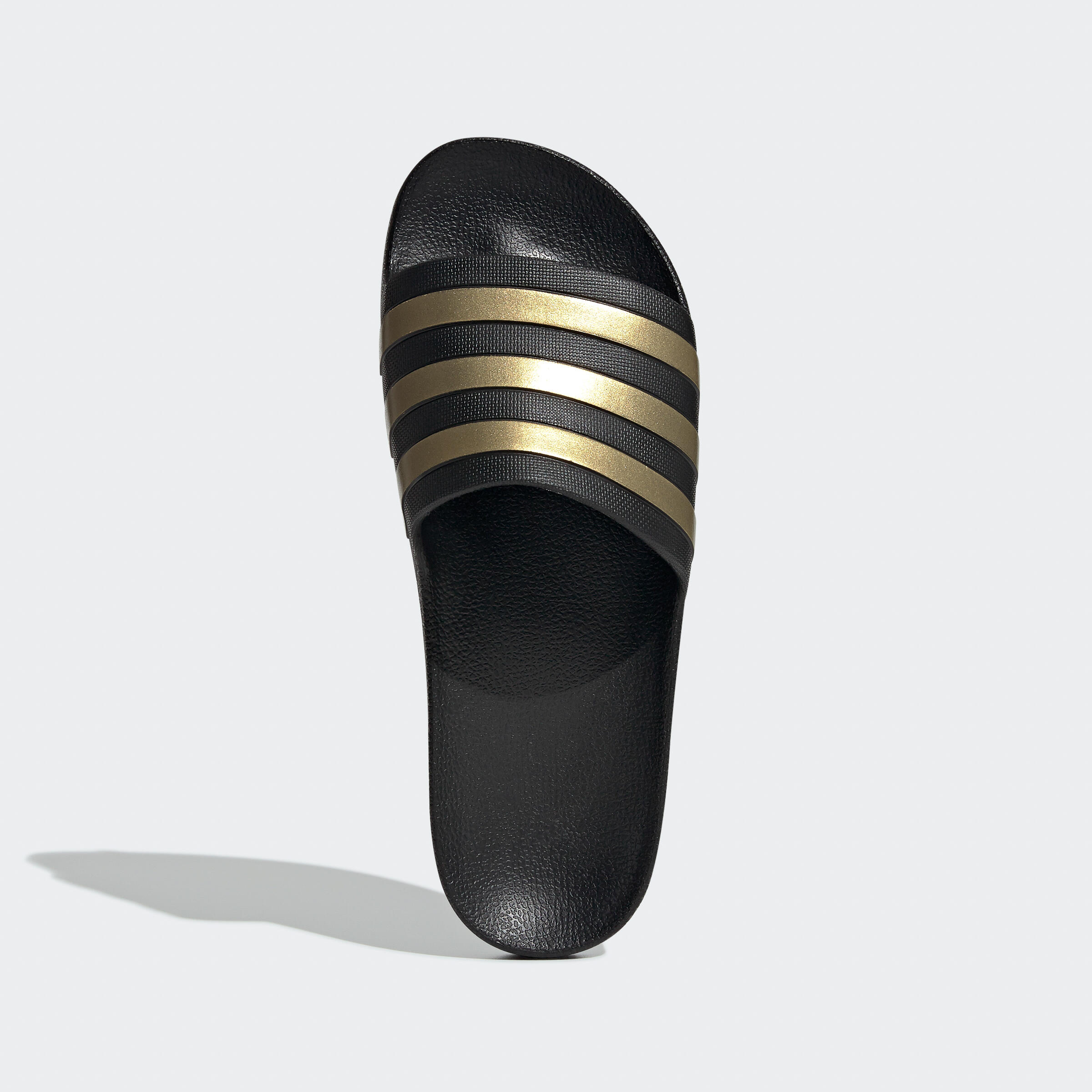 Plavecké šľapky Adilette Aqua čierno-zlaté