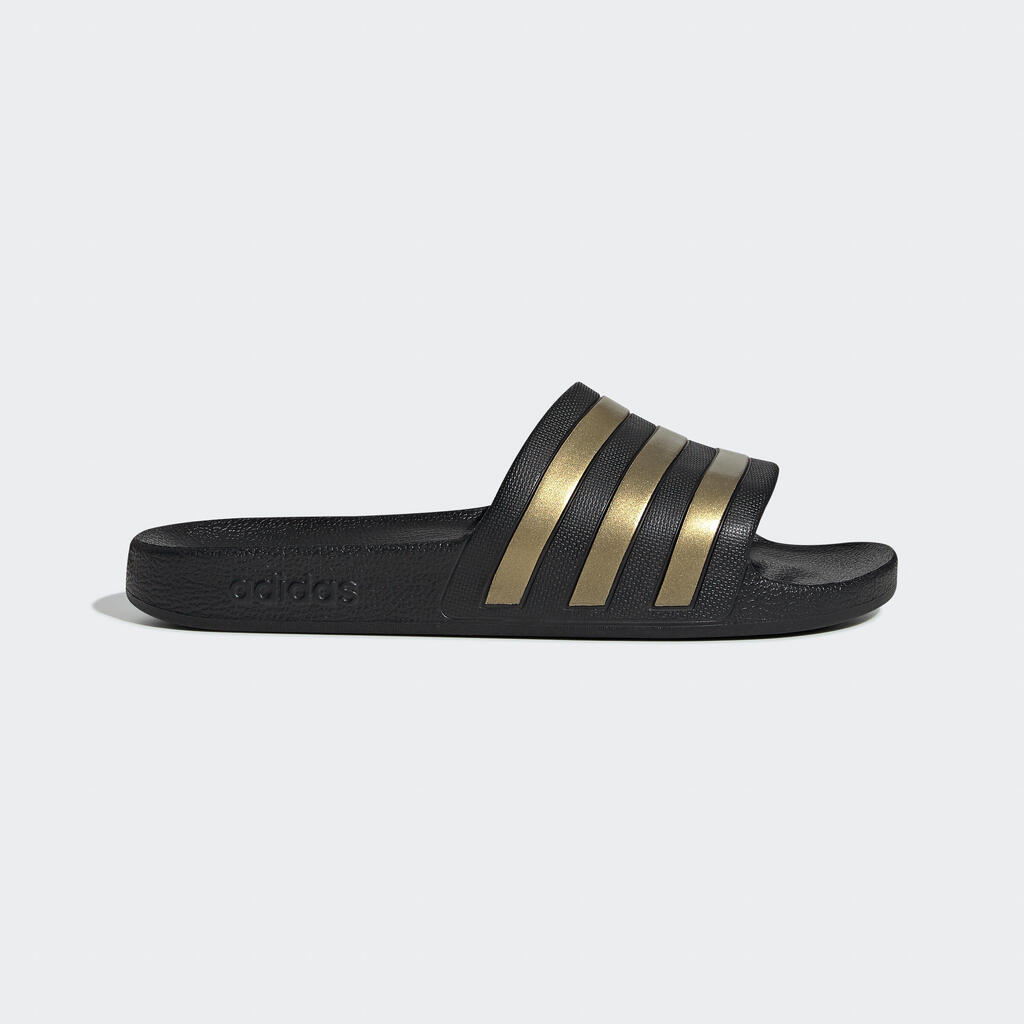 Sandal flip-flops ADILETTE AQUA black gold