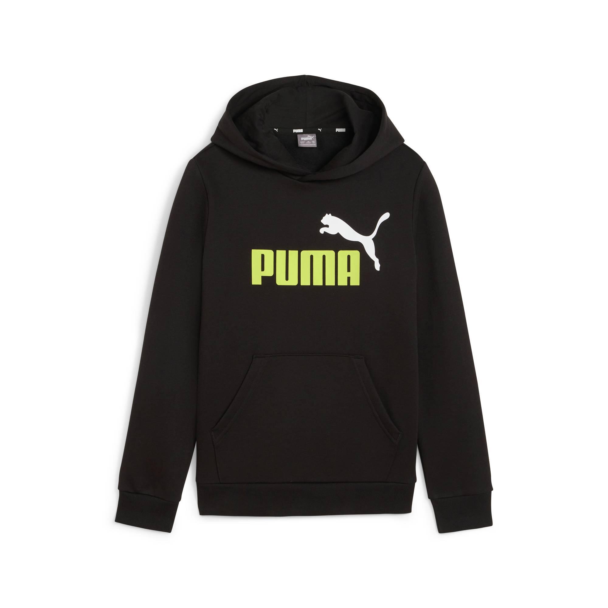 Puma Essentials Two Tone Big Logo Boys Hoodie