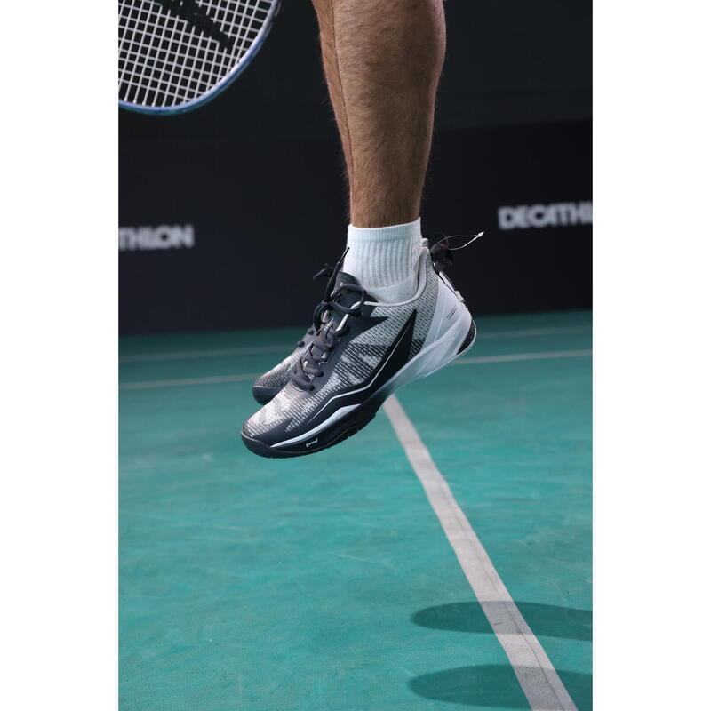 BADMINTONSCHOENEN VOOR HEREN BS LITE 960 ANTRACIET