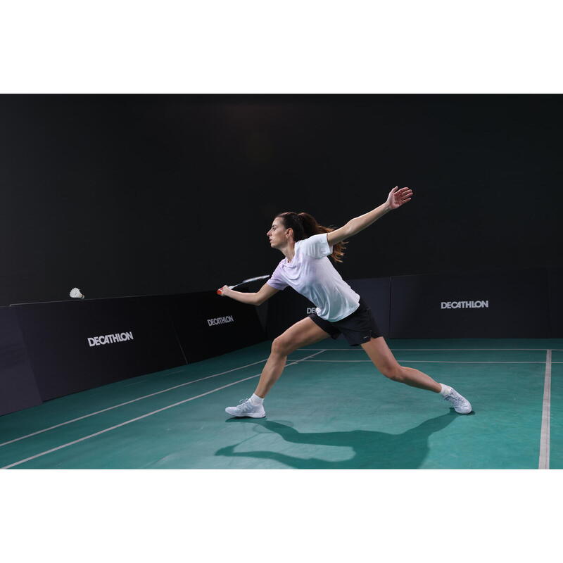 Încălțăminte de badminton BS Lite 960 - Alb-Gri Damă