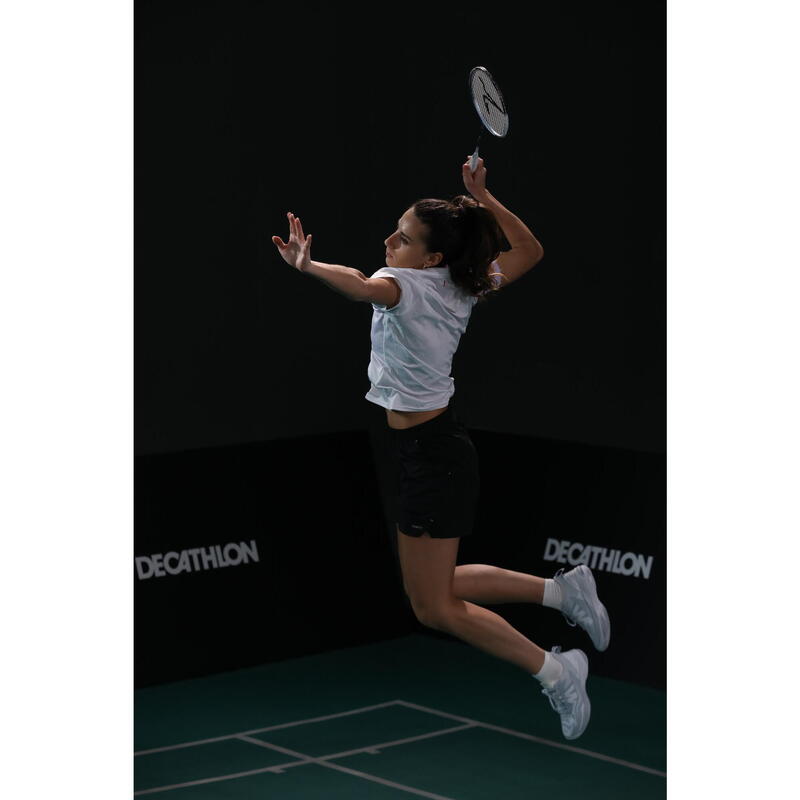 Încălțăminte de badminton BS Lite 960 - Alb-Gri Damă