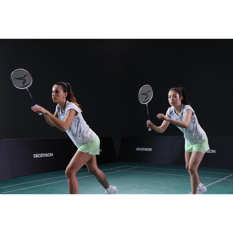 Raquette de Badminton Adulte non cordée BR Lite 990 - Rose Pourpre